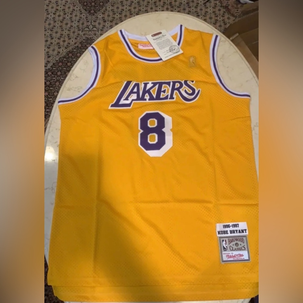 NWT Mitchell & Ness Hardwood Classics Kobe #8 jersey
